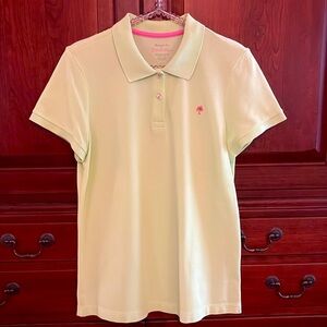 Lily Pulitzer 100% cotton golf shirt, size medium.